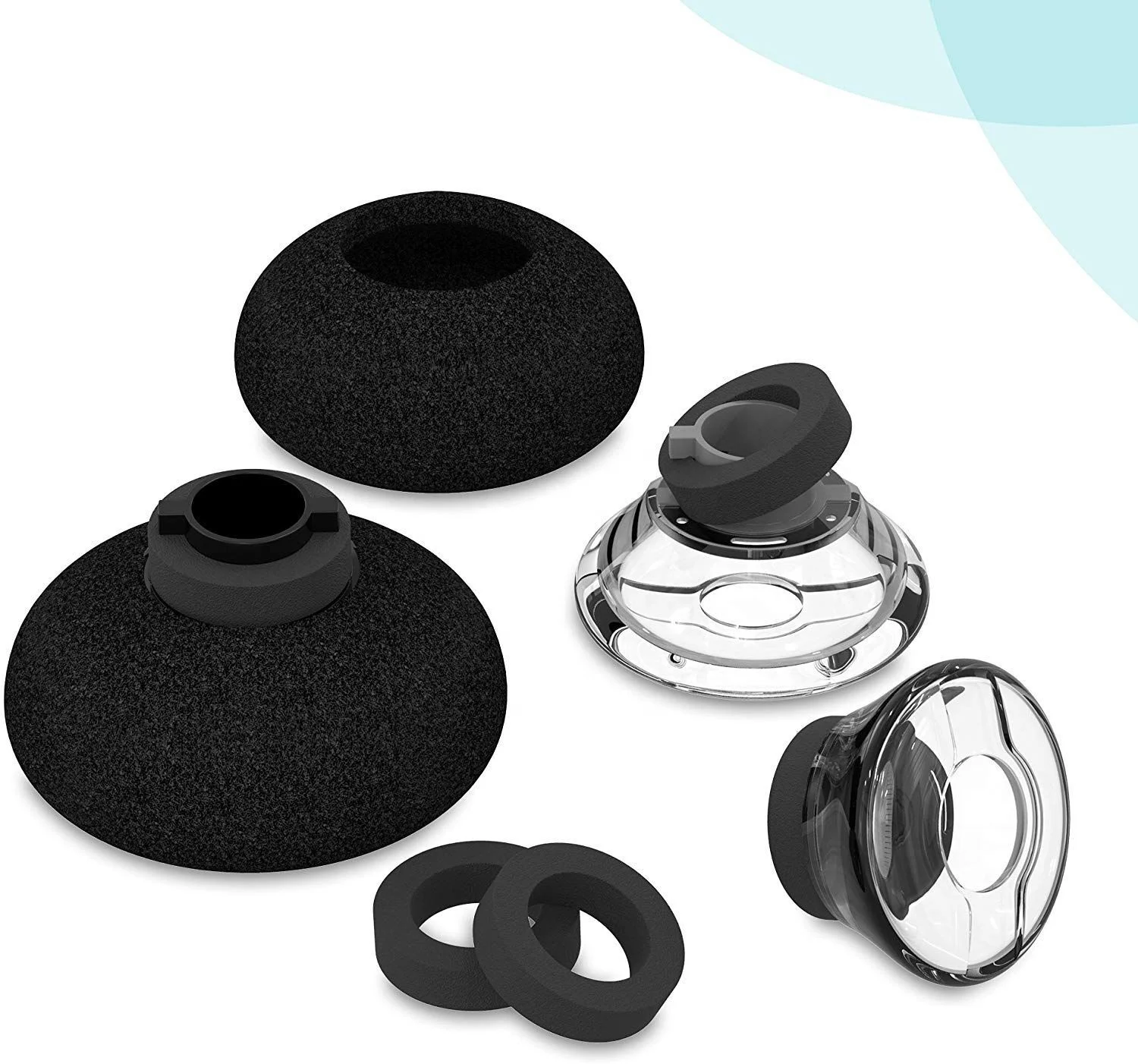 

Free Shipping High Quality Material Silicone and Foam CoverEartip Kit Eartips Replacement for Plantronics Voyager Legend Headset
