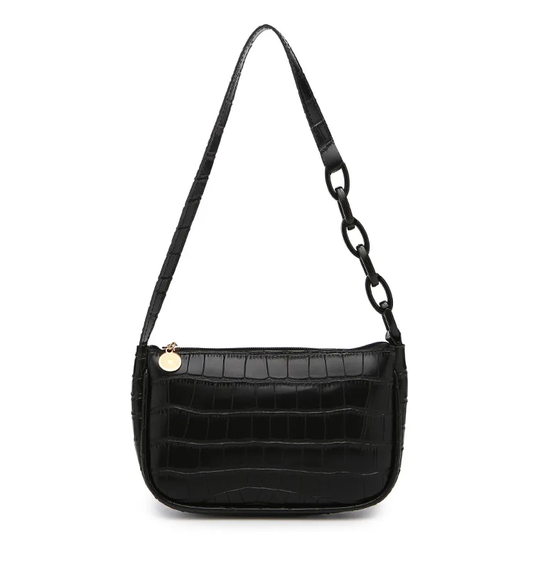 

New Purple Color Serpentine Pattern Type Crocodile Main Material Handbags, Picture