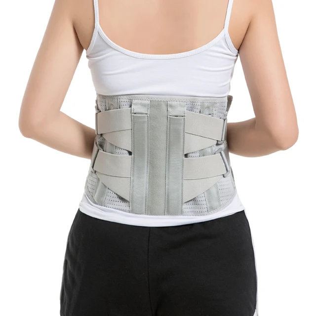 

Best Selling Breathable Mesh Steel Plate Lumbar Back Belts for Pain Relief, Black