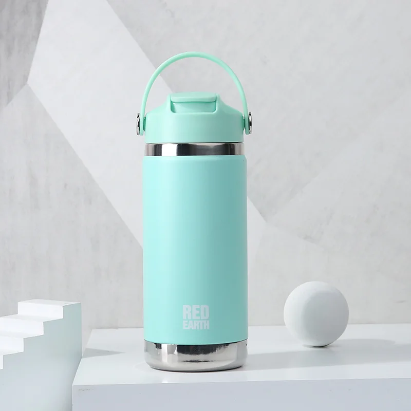 

GiNT 550ml 316Stainless Steel Double Insulated Water Cup Food Grade Material Straw Vacuum Water Bottle for Yoga Running