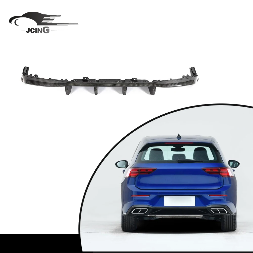 

Perfect fitment Carbon Fiber Rear diffuser Rear diffuser universal for VW Golf MK8 R