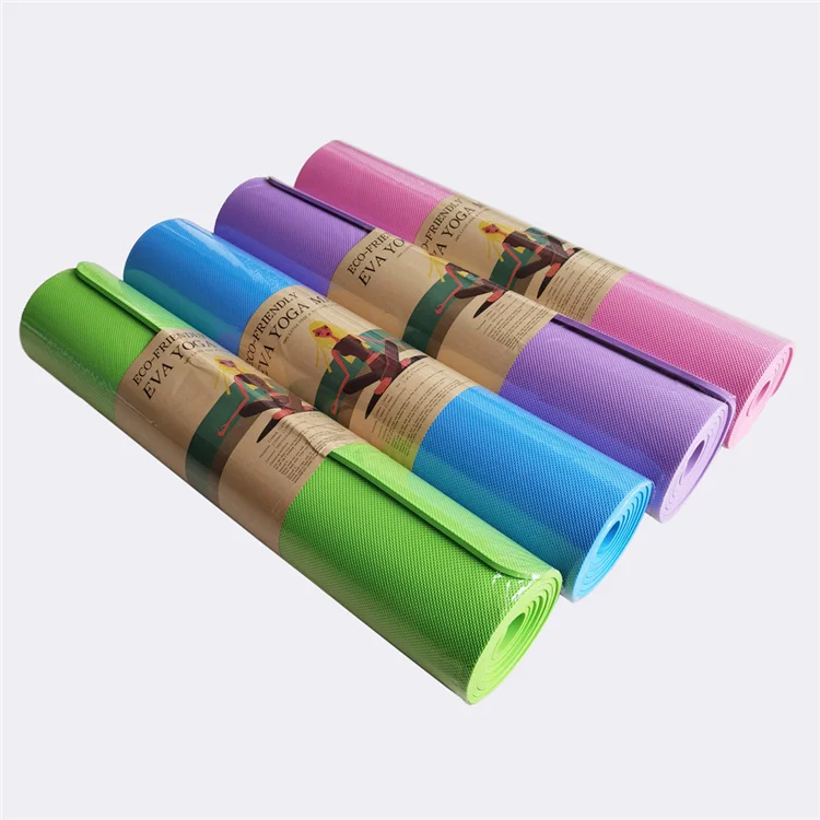 

Home Exercise Gym Workout Sports Thick EVA Foam Yoga Mat Eco Friendly Anti-Slip Fitness Yoga Mat, As picture