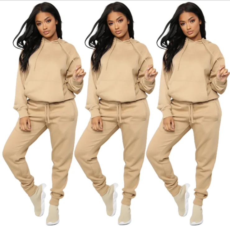 

hoodie two piece set hoodie jogger set women oversized hoodie warm joggers set, Showed