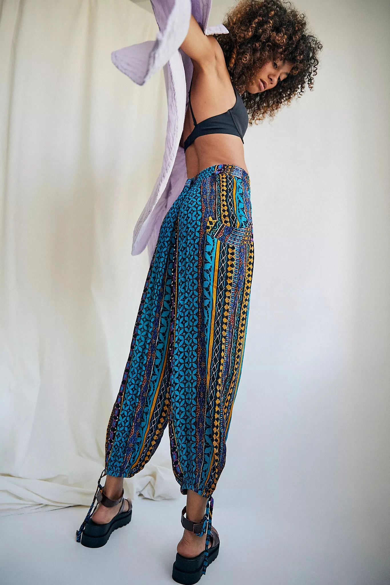 Begonia Balloon Pants Drawstring 
