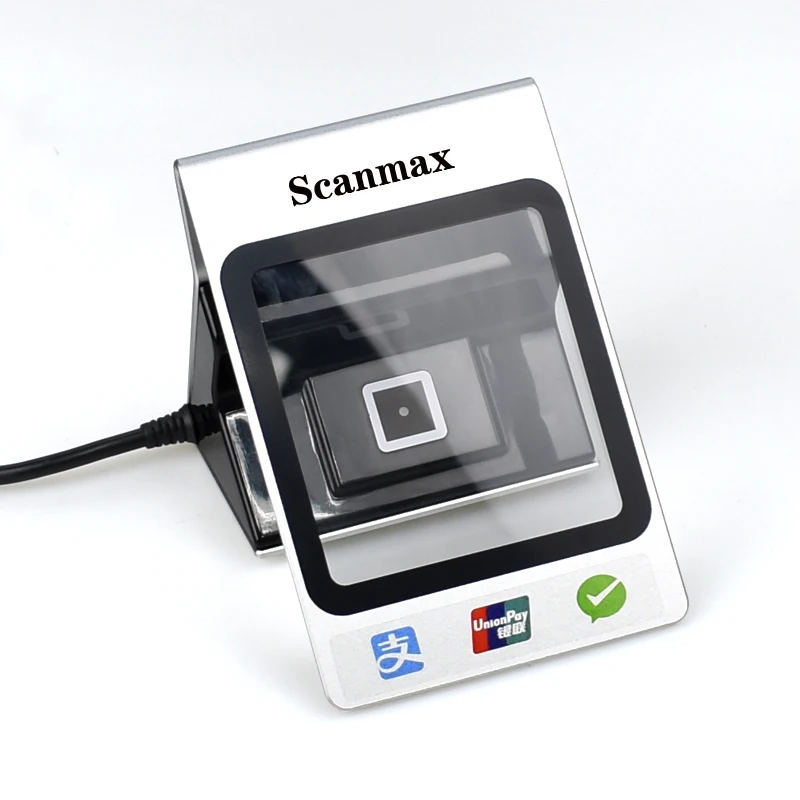 

Hot Sale 2D Desktop Barcode Reader Scanner Usb Mobile Payment Box