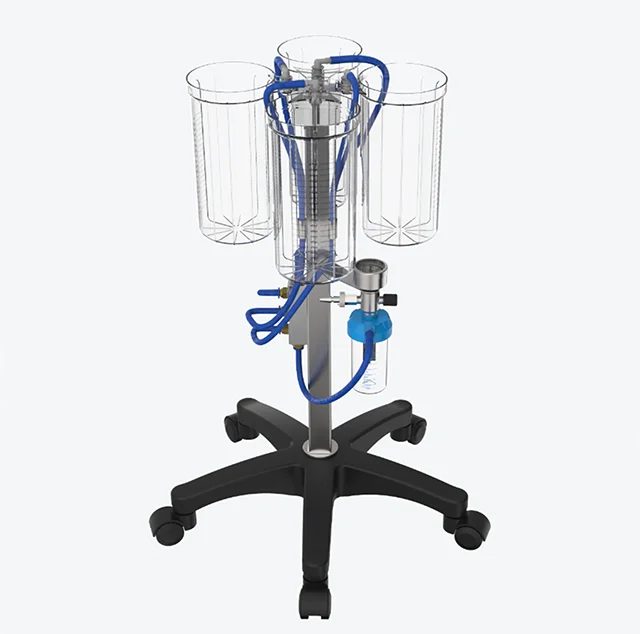 1000ML 1500ML Medical Reusable PC Drainage Suction Bottle