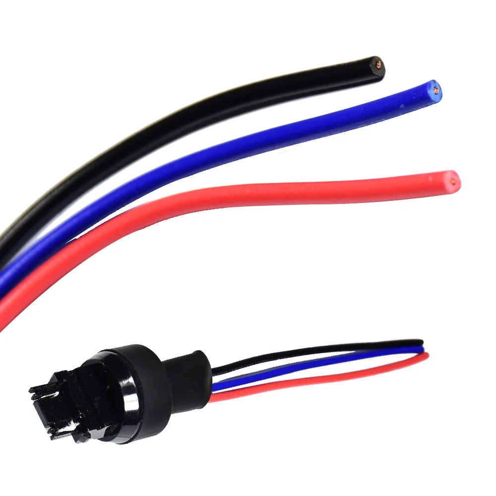 3157 3156 T25 Male Adapter Socket Plugs Connectors Wiring Harness for Automotive Brake Light Bulbs - ANKUX.COM
