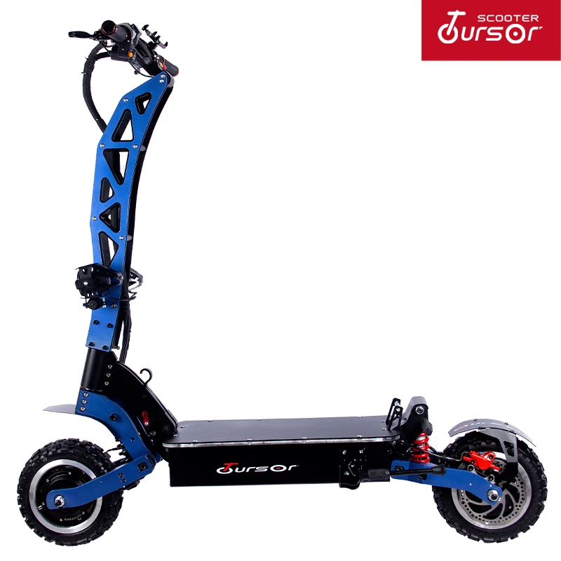 

Top 100km/h Speed 72V electric scooter 7000w 11 inch electric scooter, Black