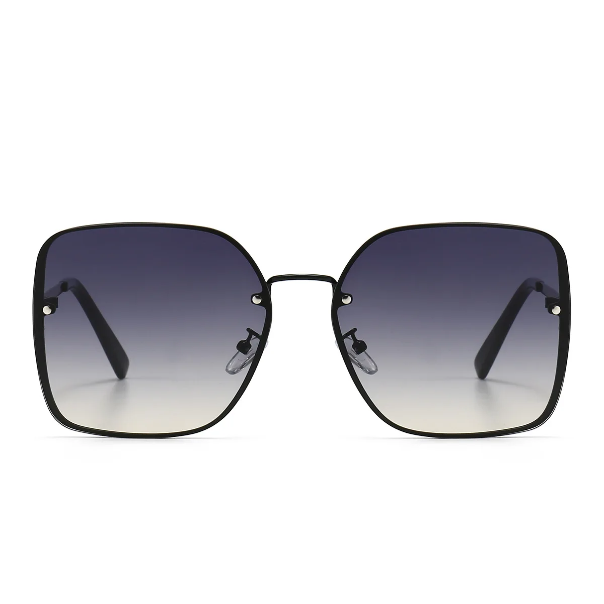 

MJ-0364 The New Fashion Lady Joker Fashion Metal Frame Big Frame Square Sunglasses