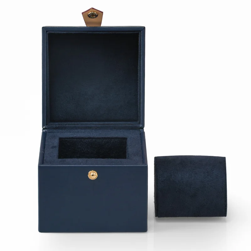 

Wholesale Custom Logo High Quality Empty Single Watch Packaging Rigid Paper leather Watch Box, Any