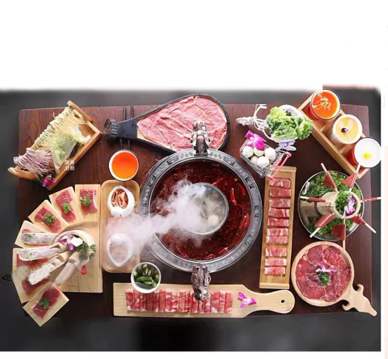 

Multilevel Stepped Round Square Hot Pot Food 6 Layer Meat Serving Platter 5 Tier Sushi Wooden Cake Buffet Stand