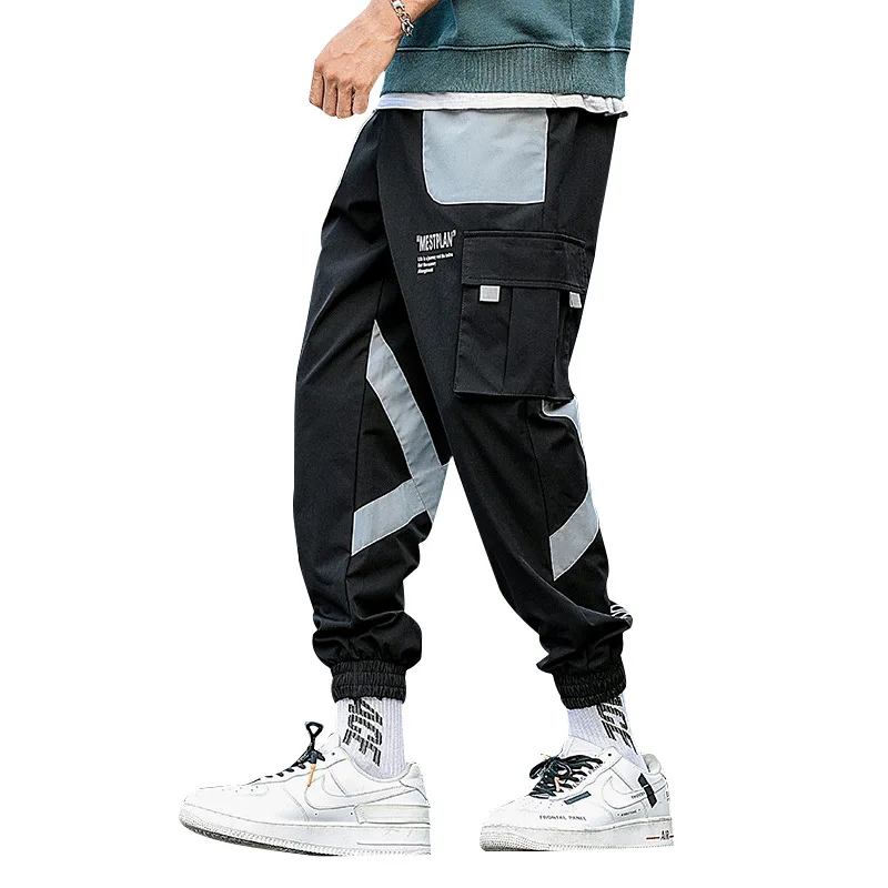 

Autumn Wholesale Multiple Pockets Casual Trousers Street Hip Hop Cargo Pants, 2 colors
