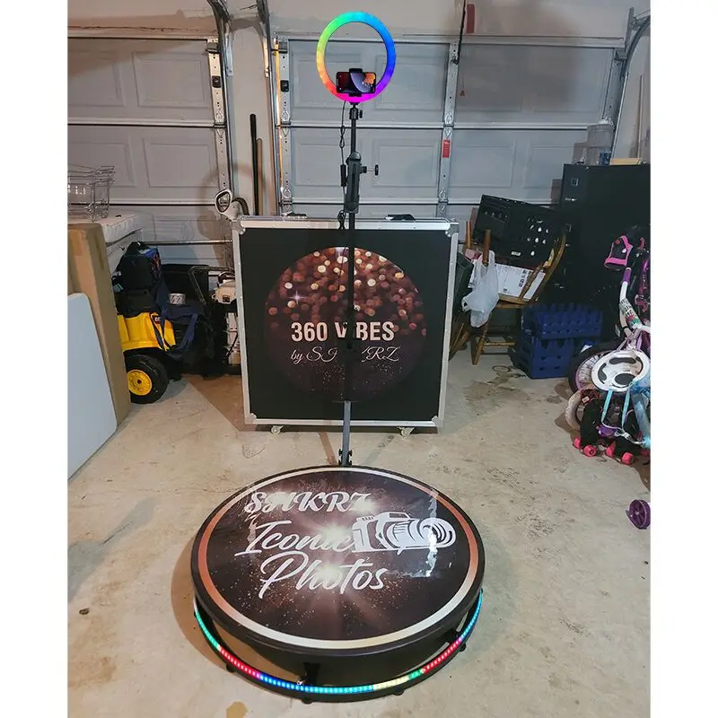 

360 rotating video booth min sizes 360 photo booth for sale