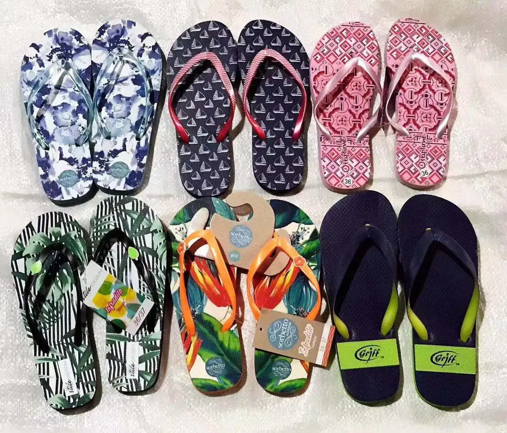 

Mix design adults flip flop stock slippers stock shoes, Mix color