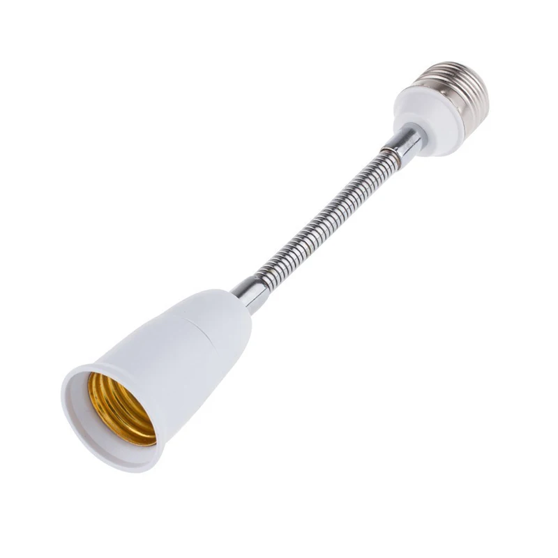 Flexible Socket Extender Lamp Bulb Screw Adjustable Converter for Standard US Light Bulbs