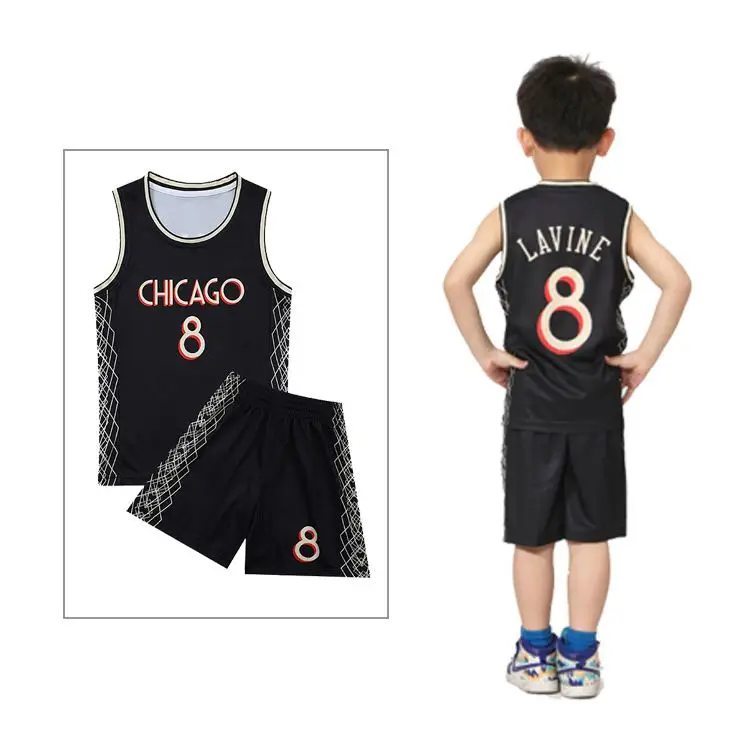 

Child Nets Fashion All Stars Basketball Clothes Boys Girls Basketball Jerseys For Kids, Different color can be customized