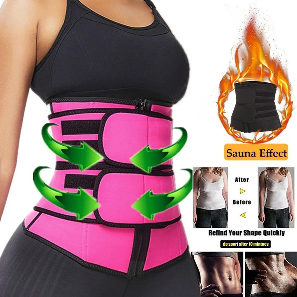 

Wholesale Neoprene Waisttrainer Fitness Band Waist Trainer Trimmer Shapewear for Women Weight Loss Slimming fajas colombianas