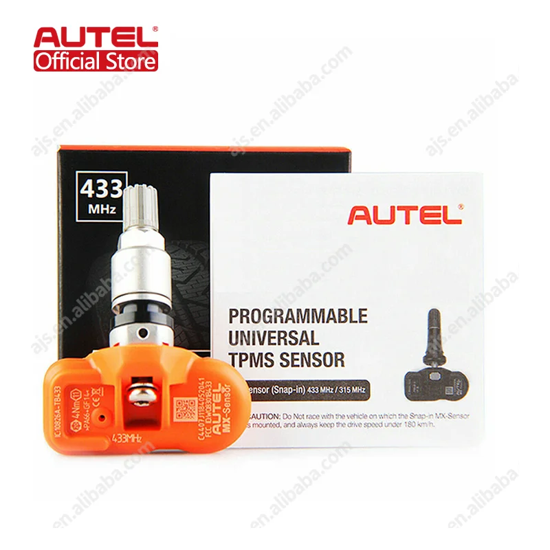 

Autel MX Sensor TPMS Sensor Programmable MX-sensor 433mhz Mentel Clamp Stem Work with TS501 TS508 MS906TS MK906pro-TS