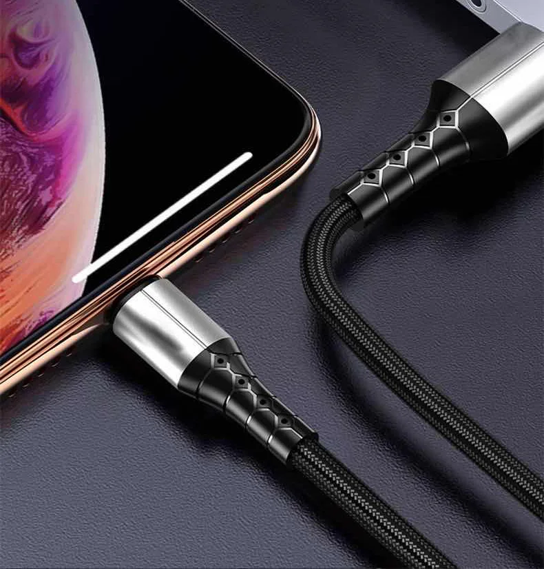 Hot selling zinc alloy nylon braided fast charging cable nylon data cable for Android Phone - ANKUX.COM
