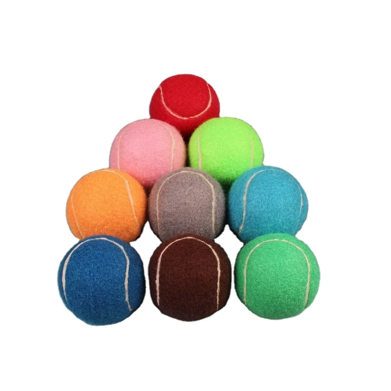 

Factory Promotion Price Tennis Ball Custom Logo Color Multicolor Training Tennis Ball, Yellow/customize color