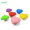 New pink heart shape handle & Knob plastic zinc kids handle for cabinet