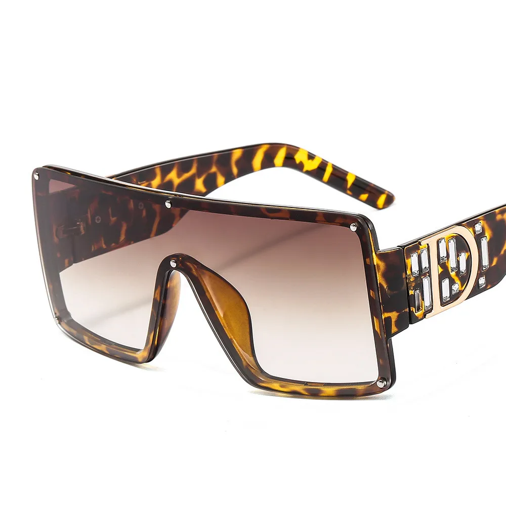 

QSKY Wholesale ultraviolet proof oversize ladies sunglasses rhinestone 2022 big frame men one piece lens outdoor sunglasses, Choice