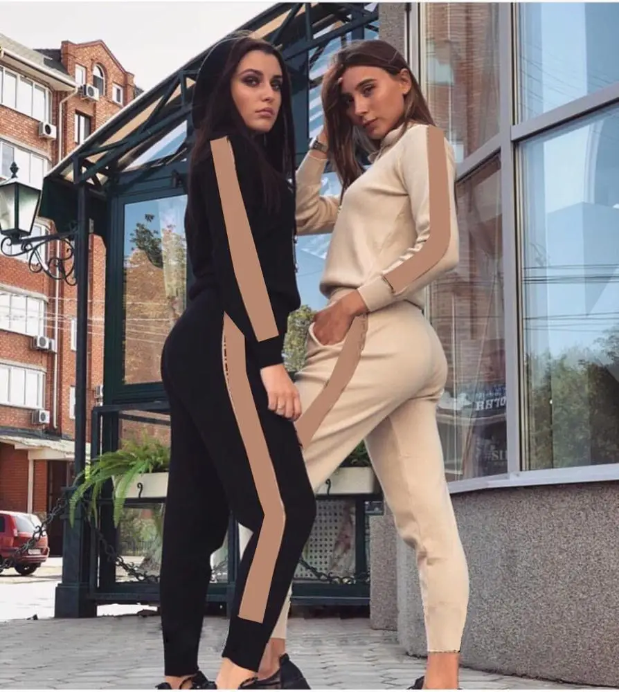 

Long Sleeve Matching Autumn Sport Wear Women Hoodie