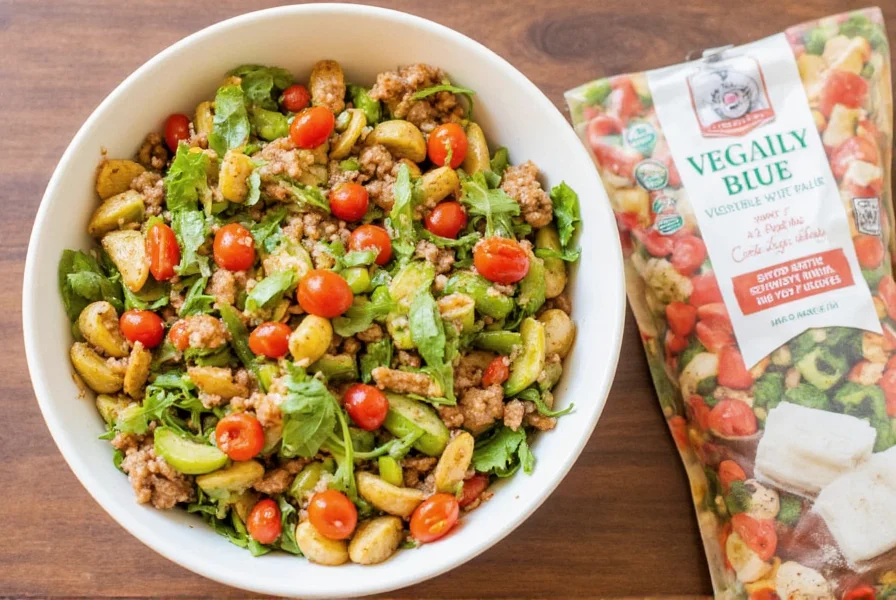 Jar of Italian vegetable mix