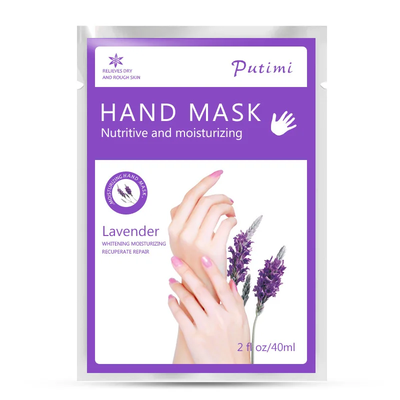 

wholesale handmask nutritive and moisturizing lavender hand care mask peeling mask for calluses hands