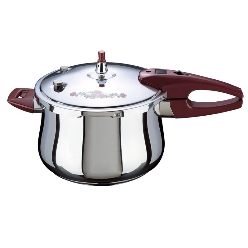 

18CM/3.2L T-shape stainless steel pressure pot induction gas usage pressure cooker stainless steel 304 with 18-32cm rice Cooker