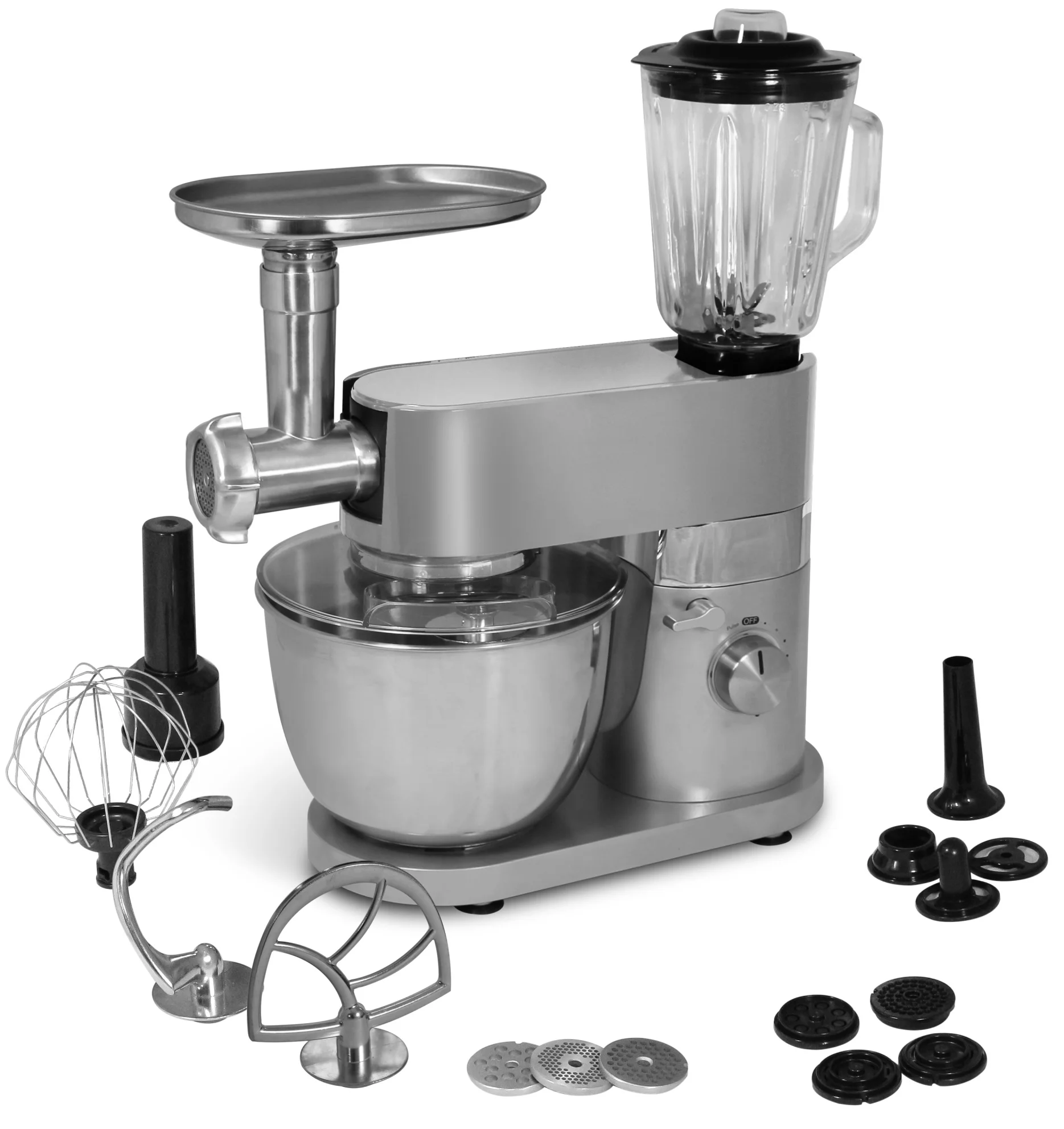 1500w Heavy Duty Die Casting Aluminum Metallic Food Processor Stand