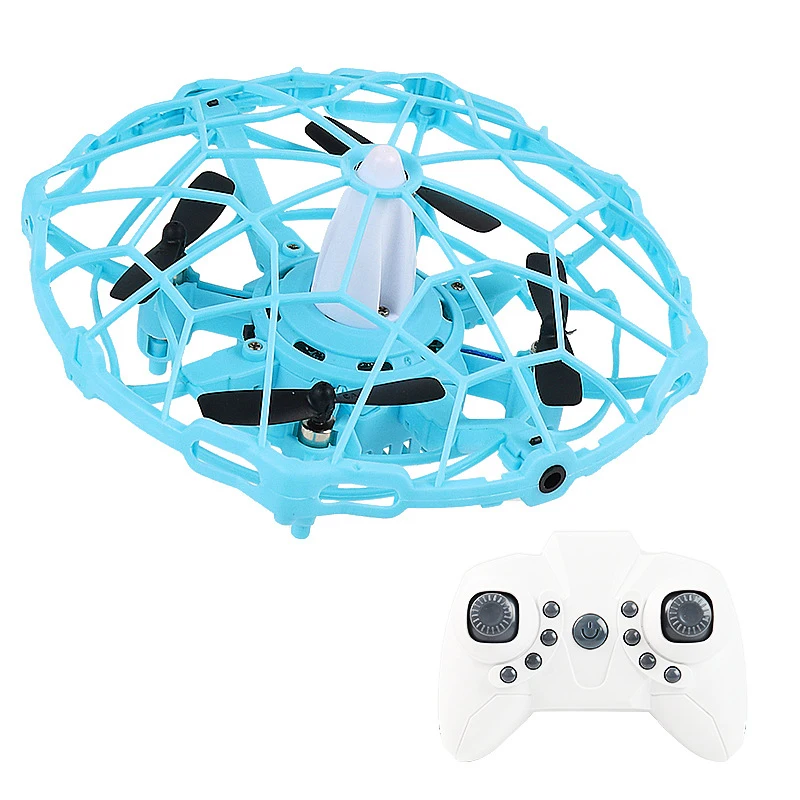 

10% OFF 2.4G Kids Toy UFO Hand Drone Remote Control Sensor Aircraft Gesture Infrared Obstacle Avoidance UFO Float Ball Drone, Black, blue