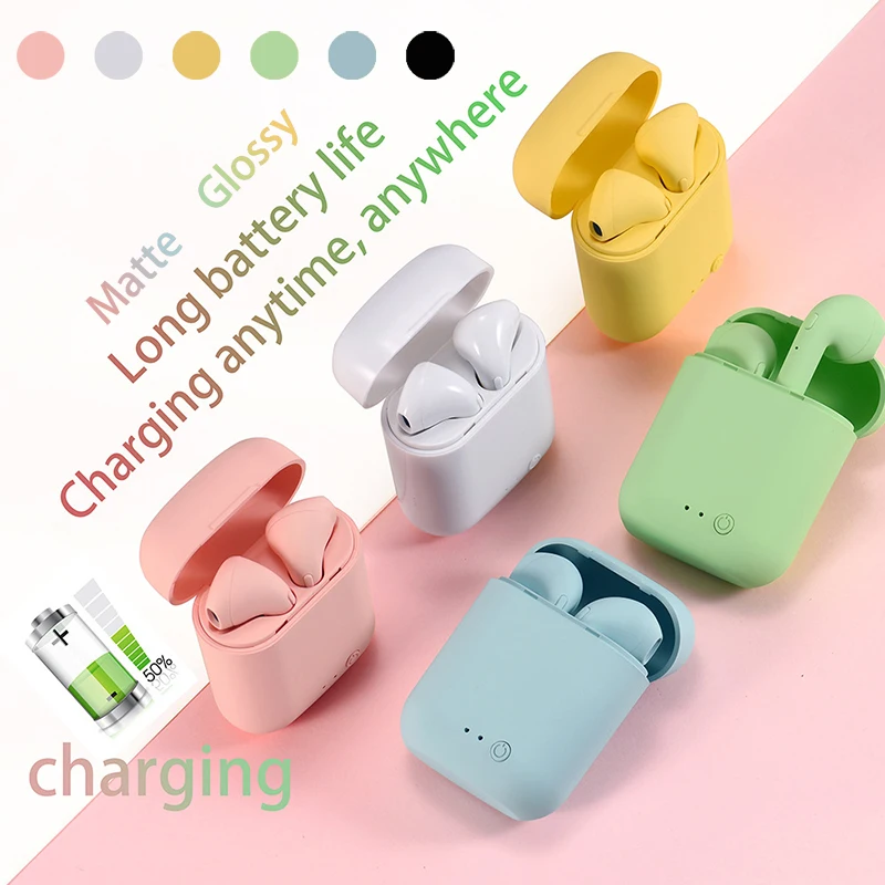 

Mini-2 Wireless Headphone Blutooth Earphones Waterproof Earpieces Sport Earbuds For Huawei Iphone OPPO Xiaomi TWS Music Headset, White black