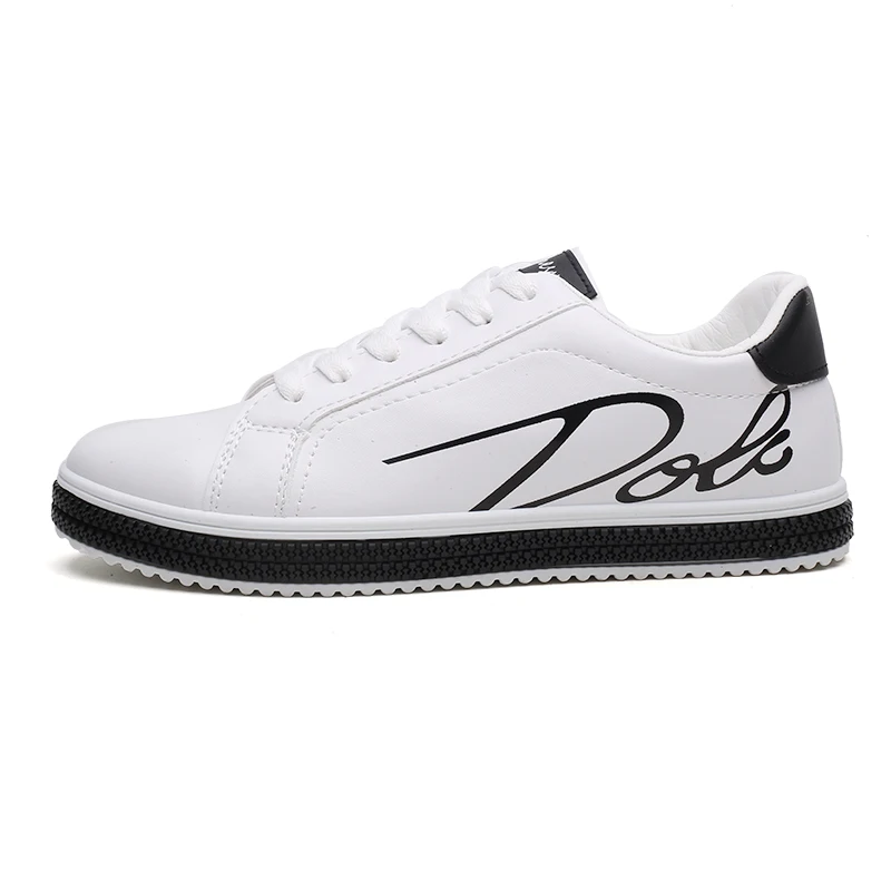 

Latest Design Flexible Durable Sport Fashion Men PU Leather Shoes And Sneakers