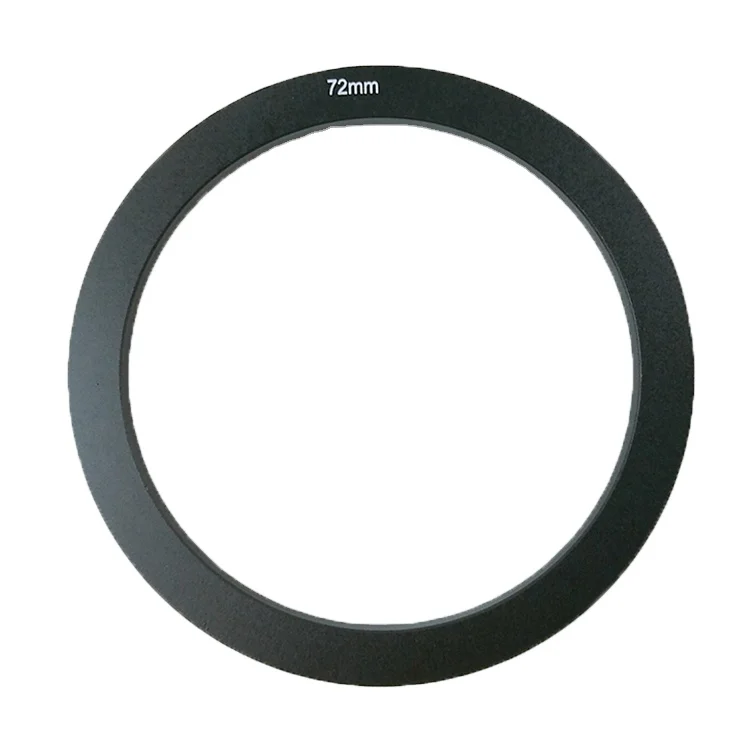 

massa Photographic Equipment digital sports camera accessories CNC hardware processing 72mm lens Filter Adapter ring for cokin, Black
