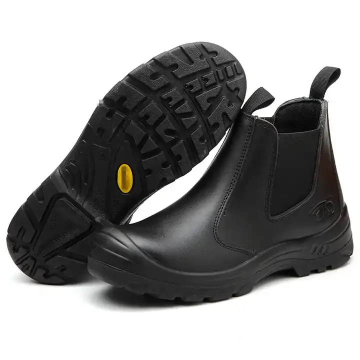 ZG TAD008 Good Quality Safety Boot with Microfibre Leather Steel Toe Safety Boots for Man