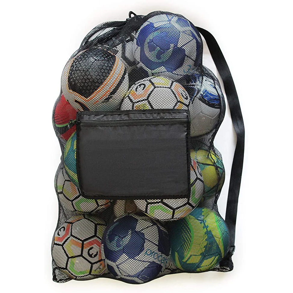 

Extra Large Heavy Duty Mesh Bag. Best for Soccer Ball, Water Sports, Beach Cloth Storage bag