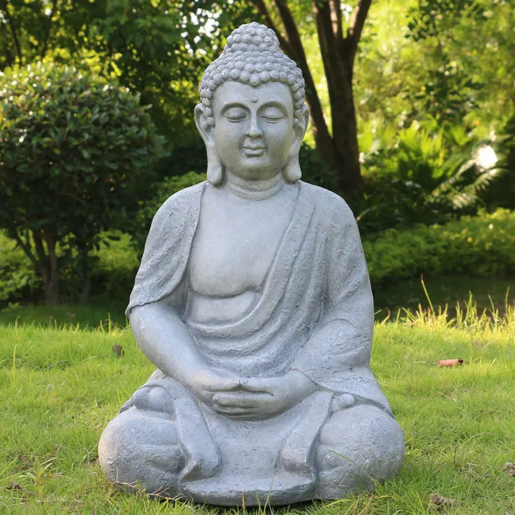Customized Outdoor Meditating Large Resin Buddha Statue,Garden Decor ...