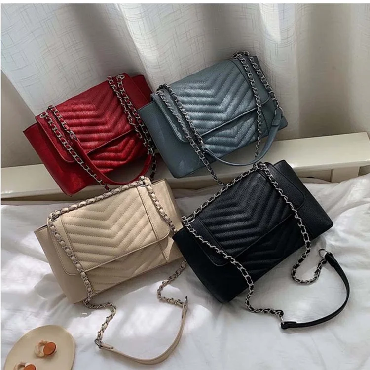

2021 vintage quality elegant Designer v shape quilted Travel Shoulder Messenger Bag handbag purse