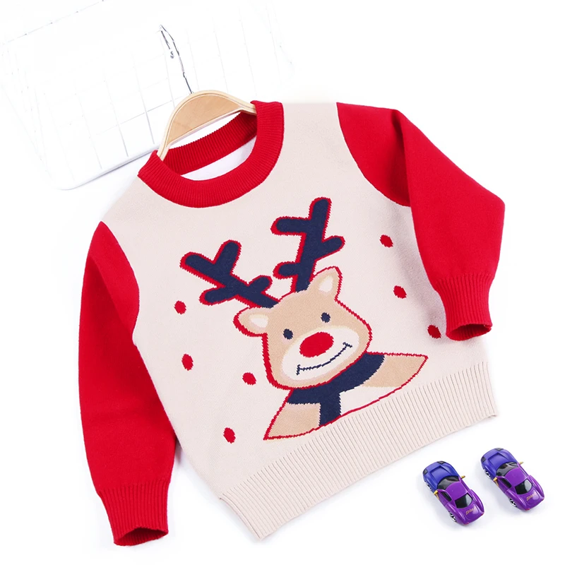 

Hot Selling Baby Girl Sweater clothes Cable Knit Pullover Pattern Knitted Sweater Made In China, Red,green