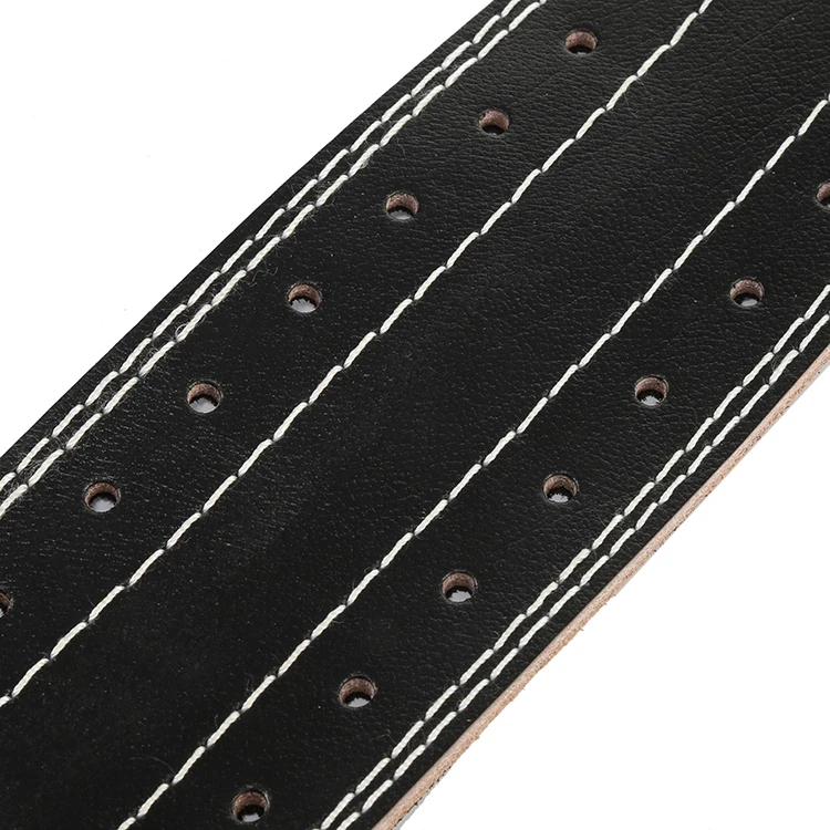 Weightlifting Power Belt Genuine Leather Weightlifting Belt Gym Fitness