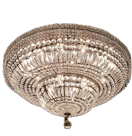 

empire classical flush mount crystal ceiling lamp