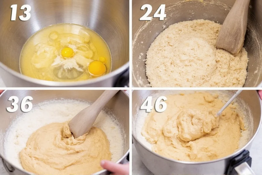 Step-by-step preparation of quick one hour cinnamon roll dough showing kneading technique