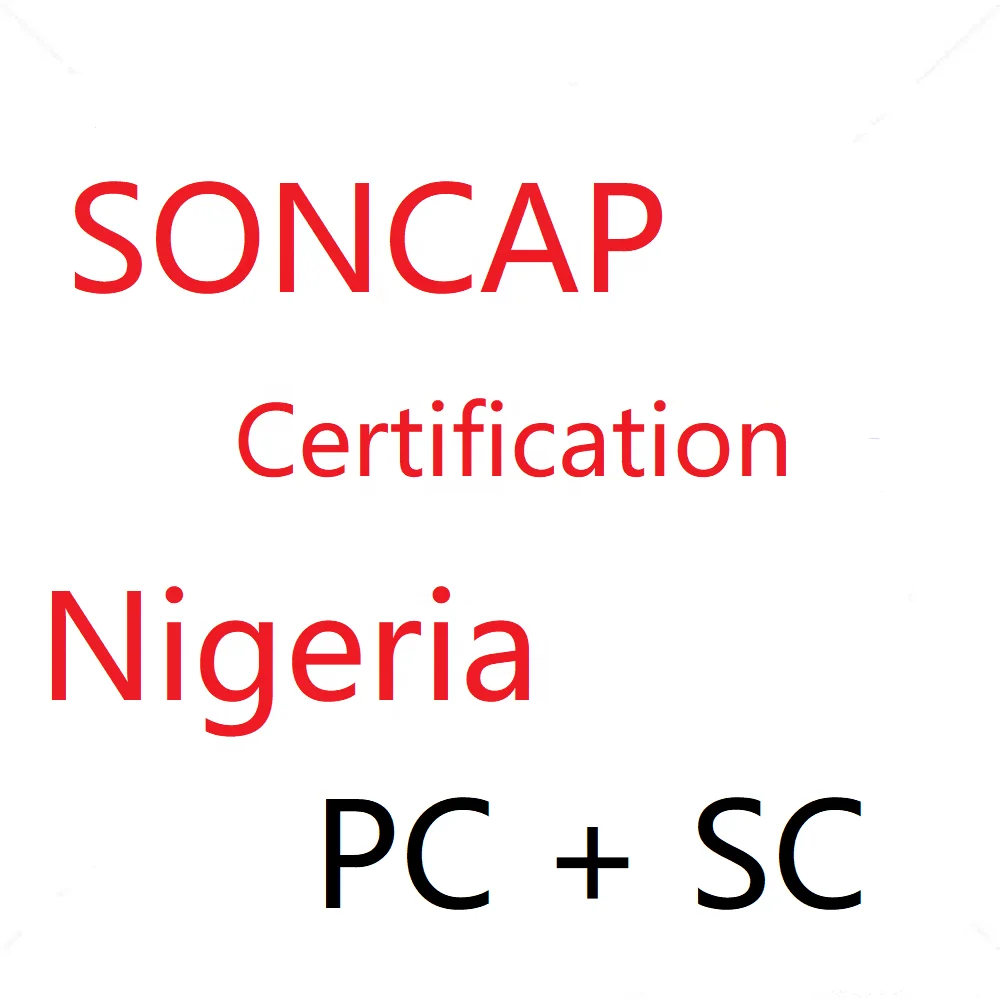 
Nigeria SONCAP certificate report PC SC inspection company 