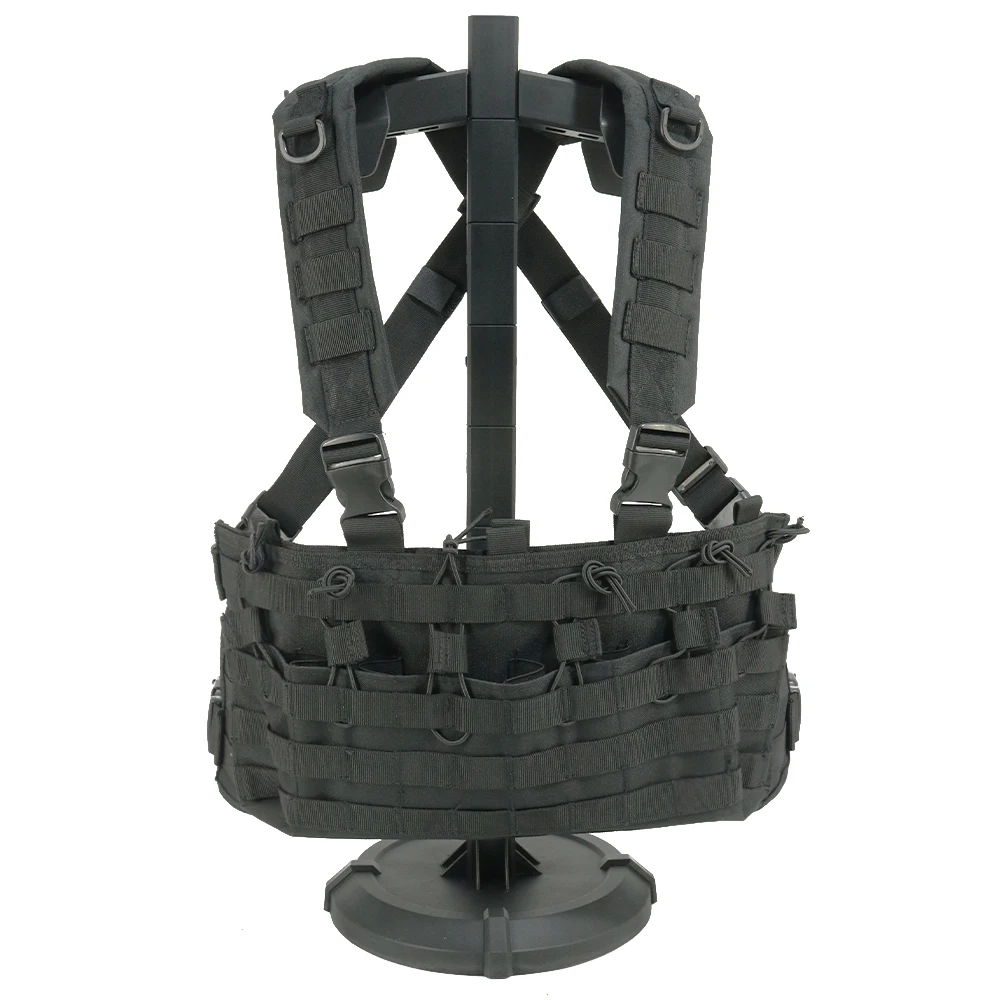 Tactical Lightweight Load-Bearing Chest Rig Ammo Rapid Assault Vest Magazine Carrier Vests