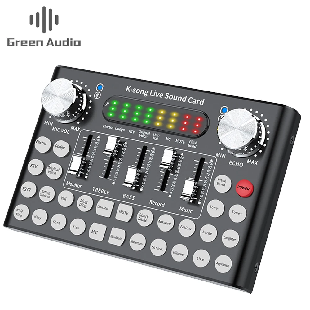 

Gaming Microphone Quality F10 External Computer Pc Mobile Phone Recording For Live Broadcast Mic Sound Card