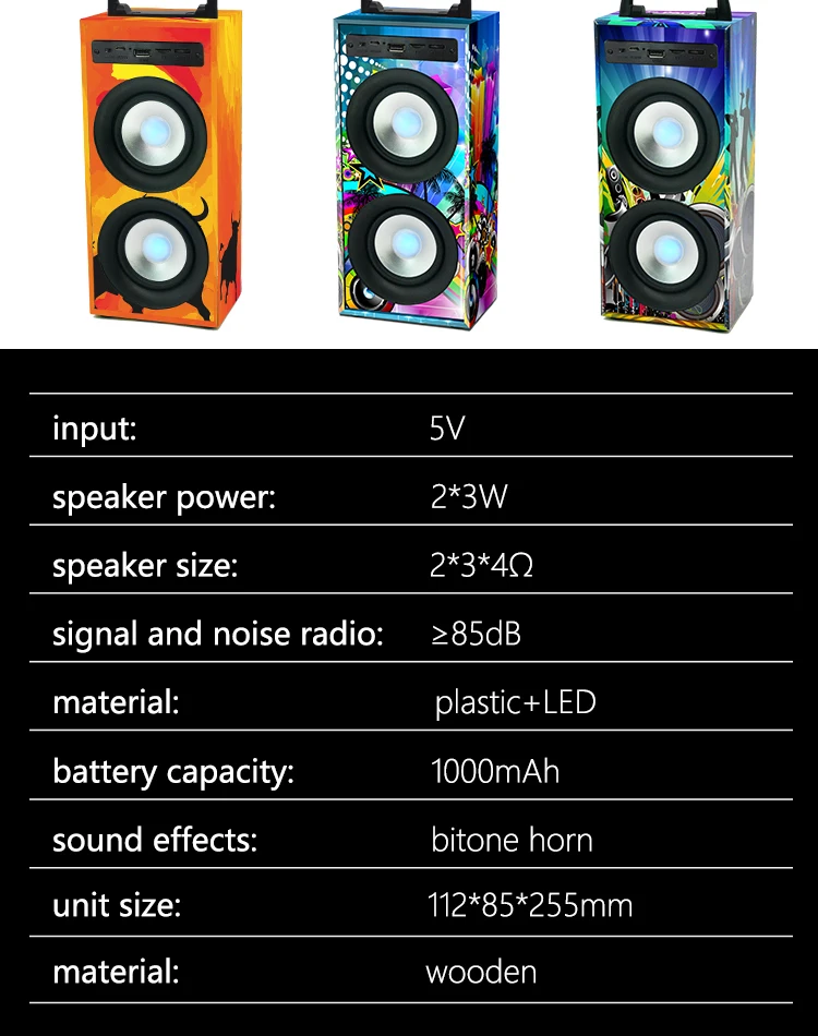 karaoke subwoofer mini portable dj bluetooth speaker bluetooth sound box wireless speaker home theatre system - ANKUX.COM