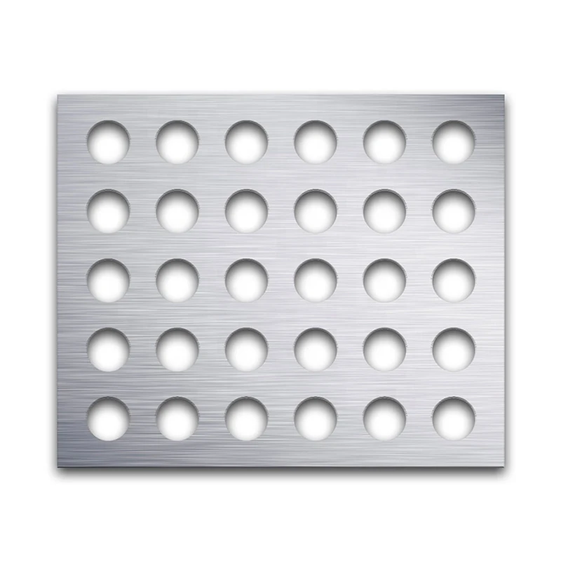 Stainless Steel 304 Perforated Sheet Punched Metal Mesh Metal Grill