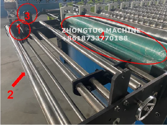 1220/ 1450 mm cladding corrugated roofing sheet tile making machine for India market  