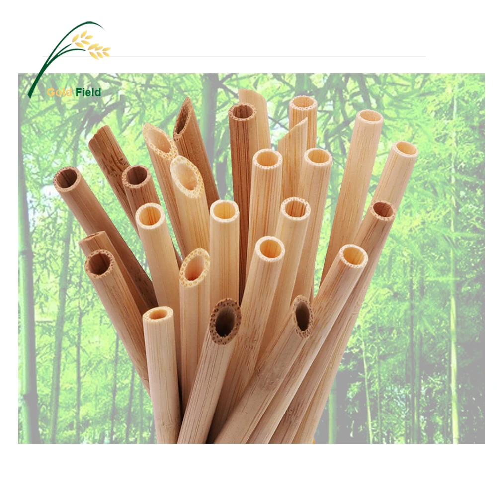 

Wholesale bamboo drinking straws biodegradable with engraved printed logo